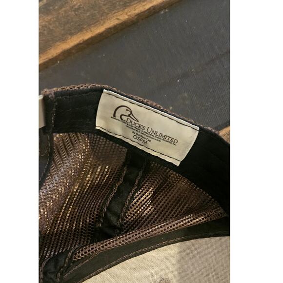 Mens DU Varsity Hat by Ducks Unlimited Waterfowl Hunting Camo Adjustable - Picture 3 of 3